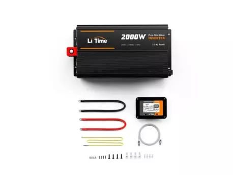 LiTime Měnič napětí 2000W 12VDC na 230VAC