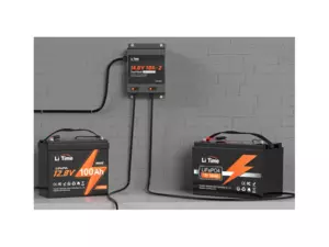 LiTime 14,6V 10A LiFePO4 nabíječka 2 baterií VODOTĚSNÁ