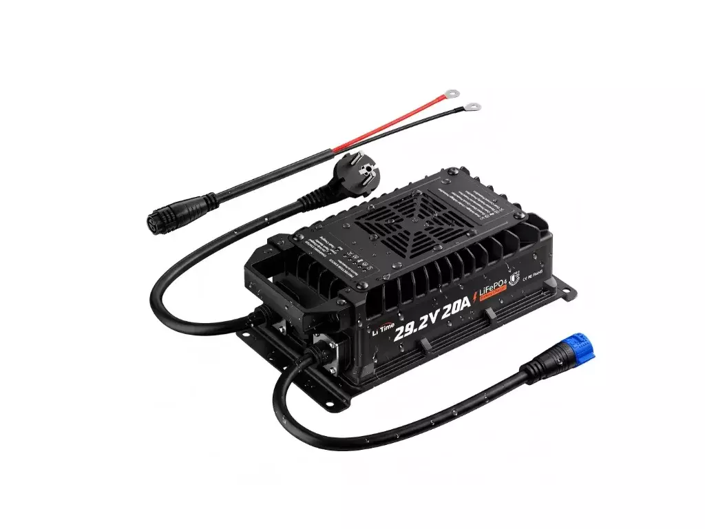 LiTime LiFePO4 nabíječka 24V20A Vodotěsná