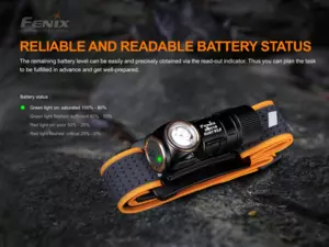 FENIX Nabíjecí čelovka HM51R Ruby V3.0 celočerná