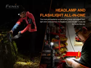 FENIX Nabíjecí čelovka HM51R Ruby V3.0 celočerná