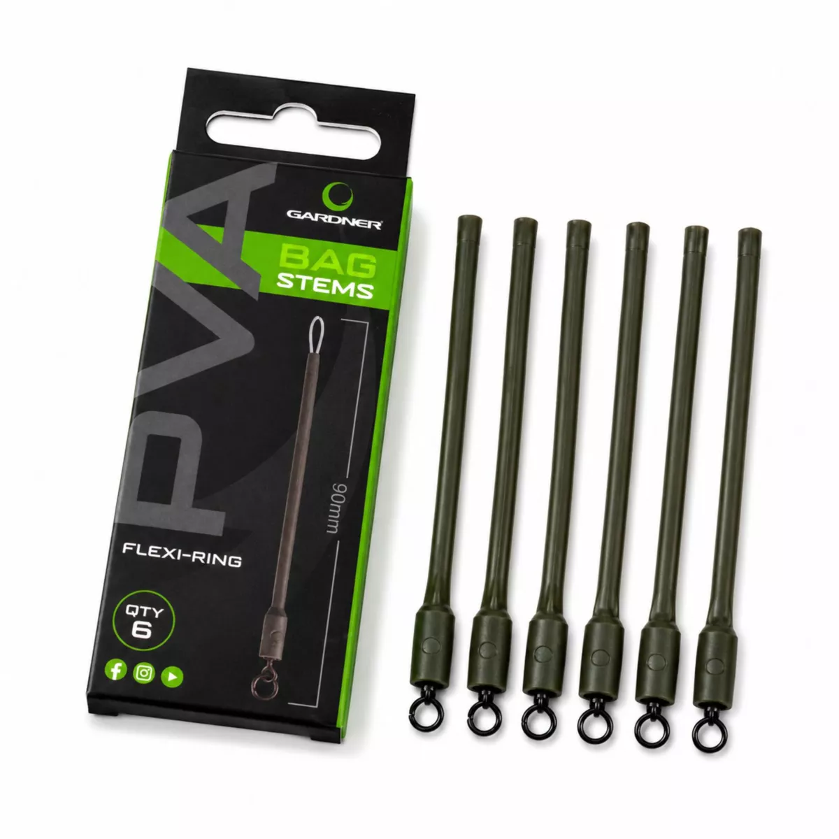 Gardner konektor na PVA sáčky Covert Fused Flexi Ring PVA Bag System 90mm, 6ks