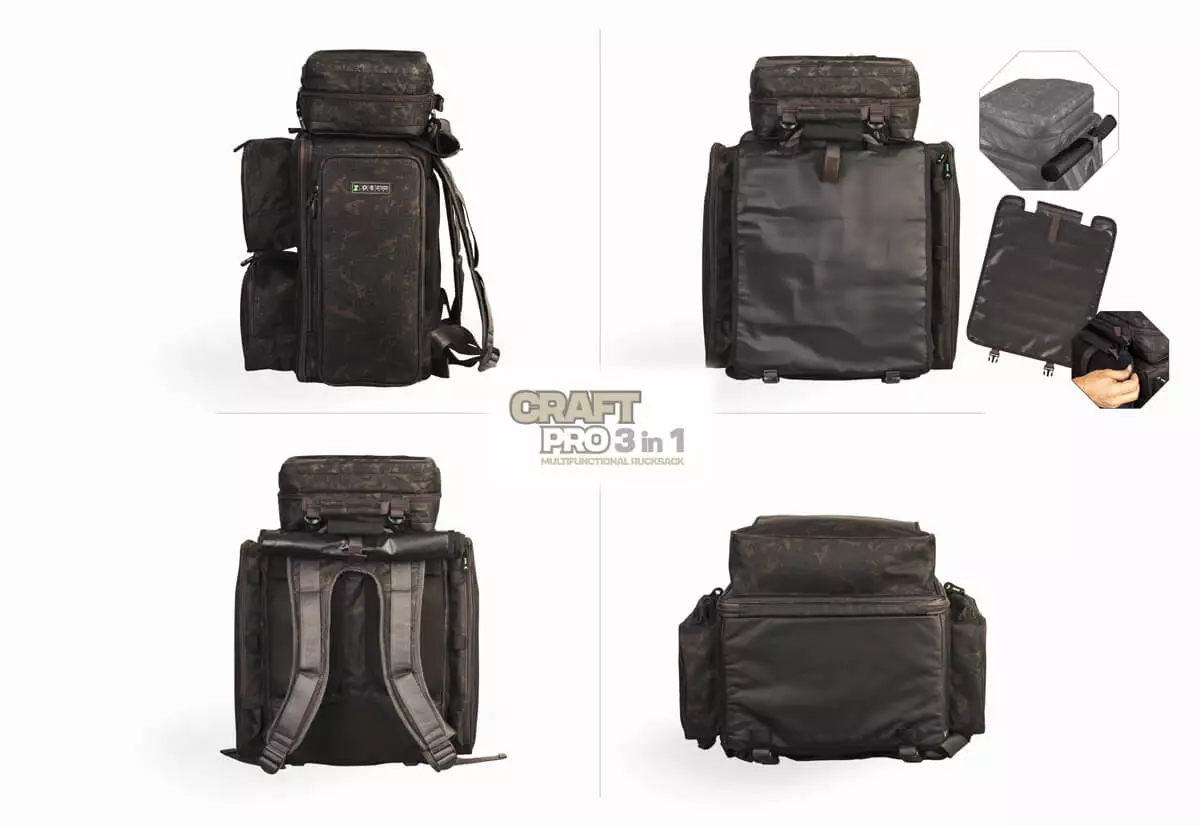 ZFISH Batoh CraftPro Rucksack Z-CORE 3in1