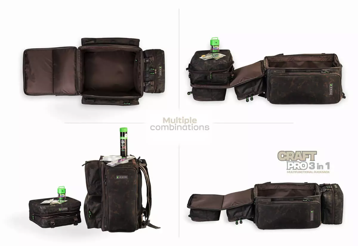 ZFISH Batoh CraftPro Rucksack Z-CORE 3in1