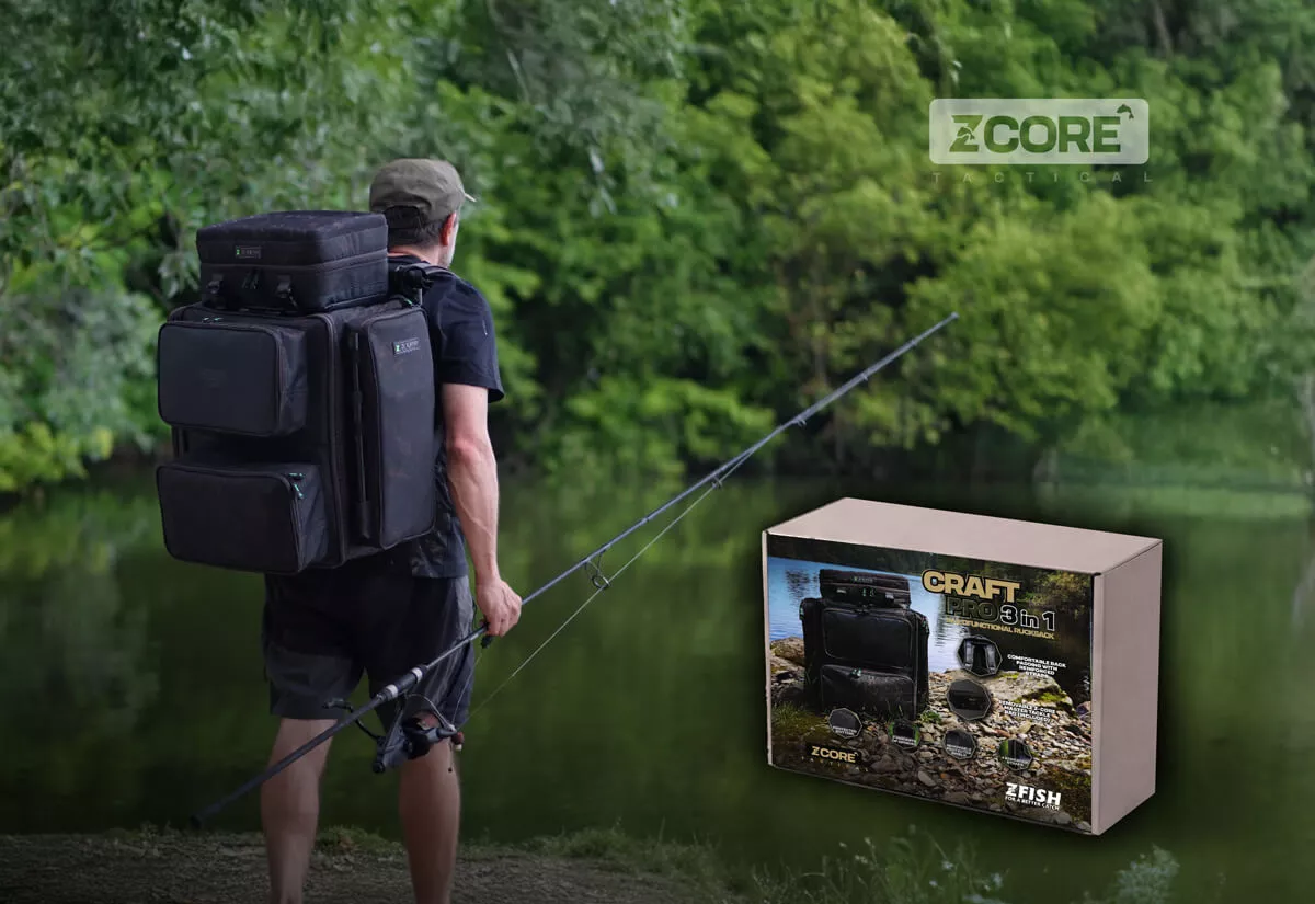 ZFISH Batoh CraftPro Rucksack Z-CORE 3in1