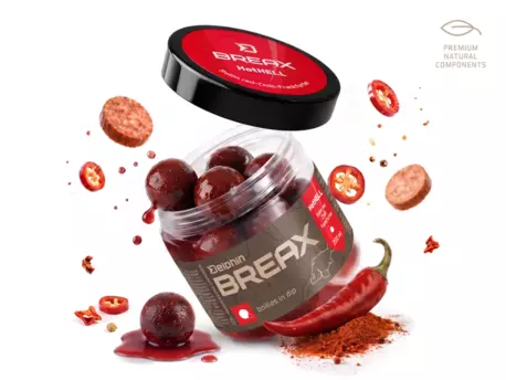 Boilies v dipu Delphin BreaX/HotHELL
