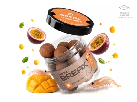 Vyvážené boilies Delphin BreaX/PassionKRILL