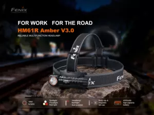 FENIX Nabíjecí čelovka HM61R Amber V3.0