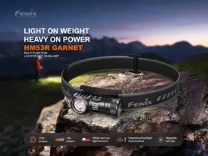 FENIX Nabíjecí čelovka HM53R Garnet