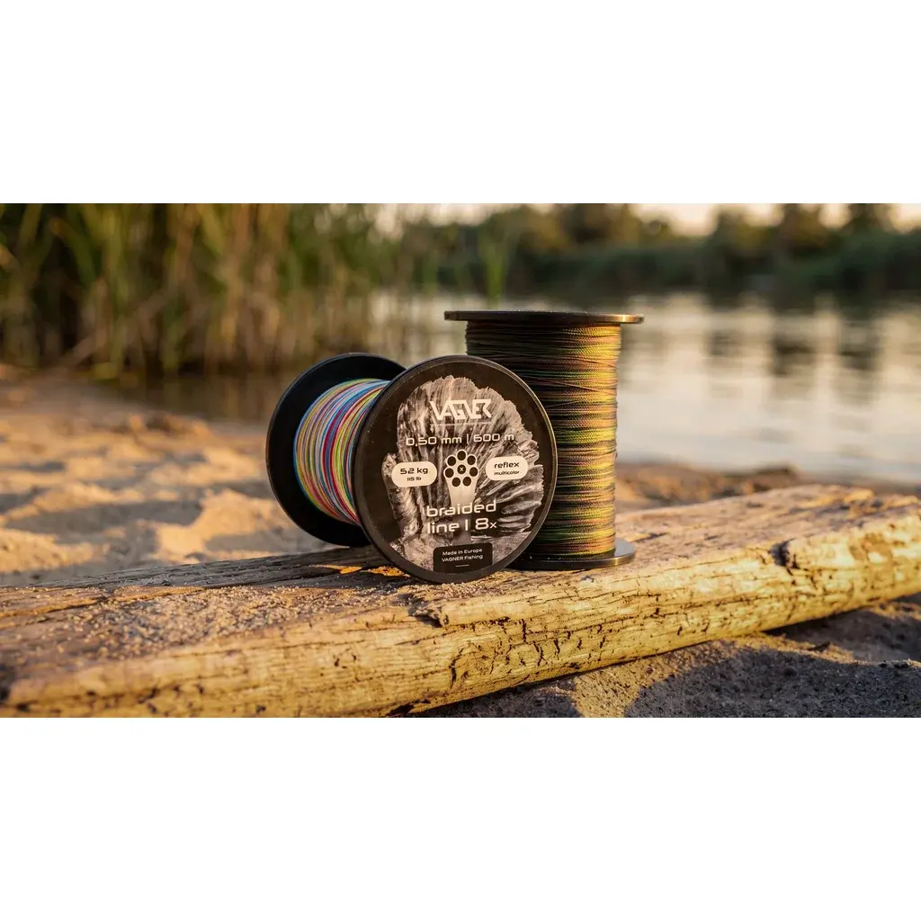 VAGNER Braided Line Multicolor (600m) 0,50mm Reflexní barevná