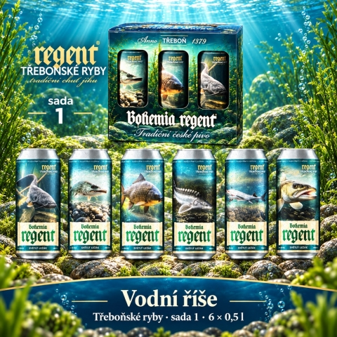 REGENT VODNÍ ŘÍŠE s kaprem č.1- 6X0,5L