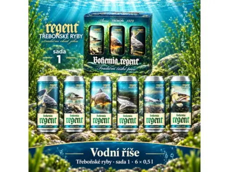 REGENT VODNÍ ŘÍŠE s kaprem č.1- 6X0,5L