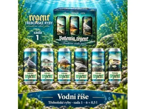 REGENT VODNÍ ŘÍŠE s kaprem č.1- 6X0,5L