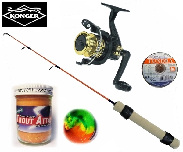 Konger set na dírky Nordic 110FD 50 ML + těsto a vlasec