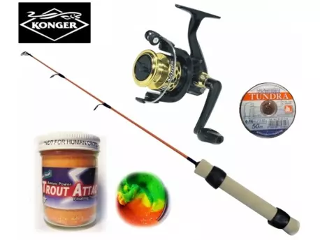 Konger set na dírky Nordic 110FD 50 ML + těsto a vlasec