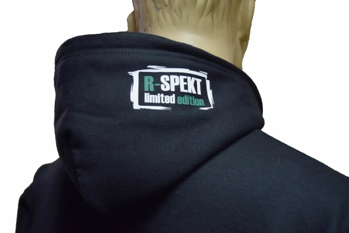 Mikina s kapucí R-SPEKT Carper black vel. M VÝPRODEJ