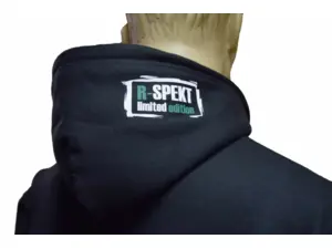 Mikina s kapucí R-SPEKT Carper black vel. M VÝPRODEJ
