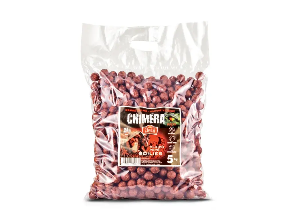 Chytil Krmné boilies - CHIMÉRA OLIHEŇ & PEPŘ 5 kg