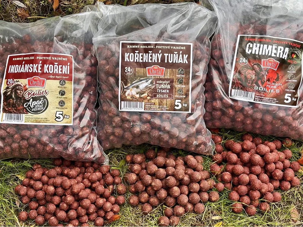Chytil Krmné boilies - CHIMÉRA OLIHEŇ & PEPŘ 5 kg