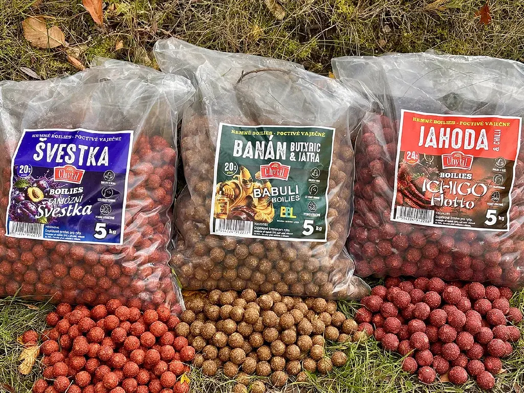 Chytil Krmné boilies - BANÁN BUTYRIC & JÁTRA 5 kg