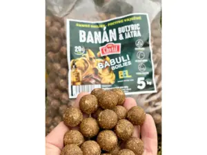 Chytil Krmné boilies - BANÁN BUTYRIC & JÁTRA 5 kg