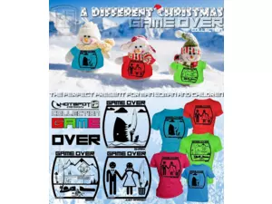 HOTSPOT Design Tričko Game Over Shark Man