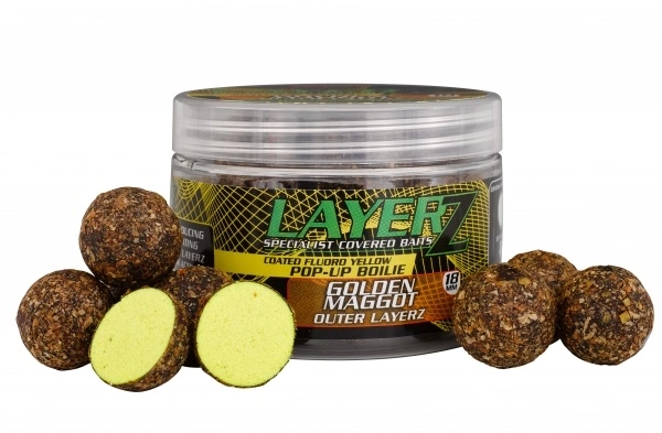STARBAITS - Vyvážené Boilies Pop Tops Garlic Fish 14 mm 60 g
