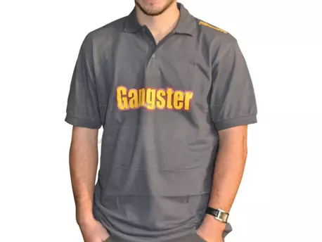 MIKBAITS Polokošile Gangster - Šedá