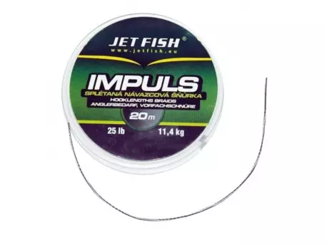 JET FISH Návazcová šňůrka Impuls 25lb - 20 m