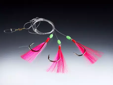 BALZER Návazec na treskovité ryby s extra silnými háčky - Růžový