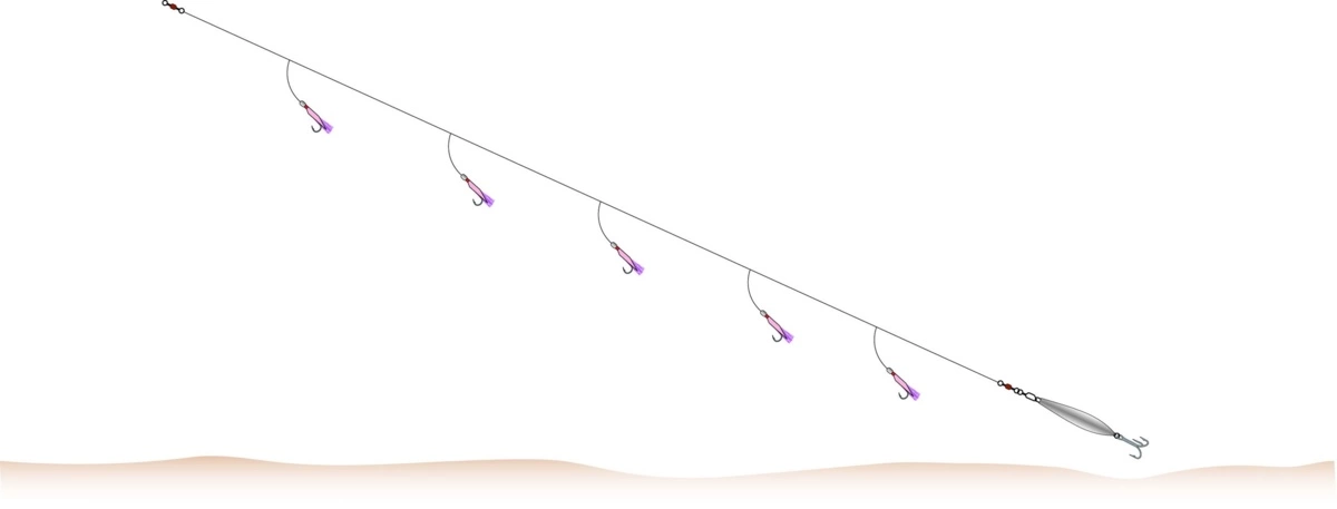 BALZER Návazec na treskovité ryby - Modrý