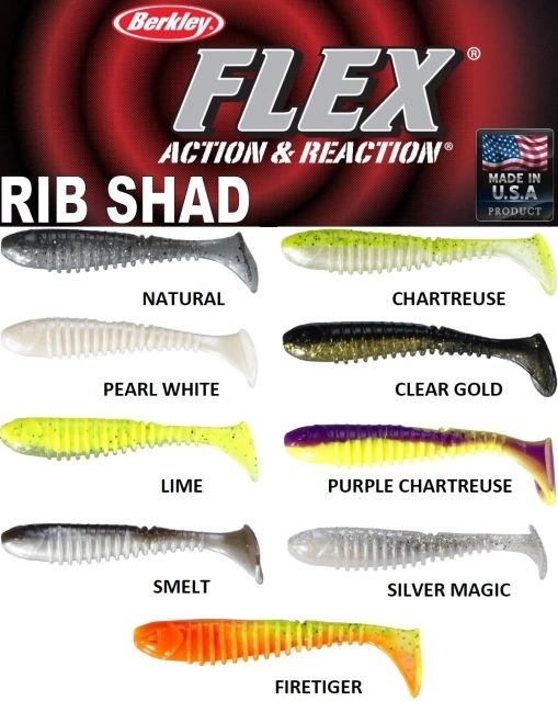 BERKLEY Riper Flex Rib Shad 9cm
