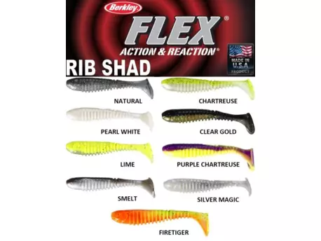BERKLEY Riper Flex Rib Shad 9cm