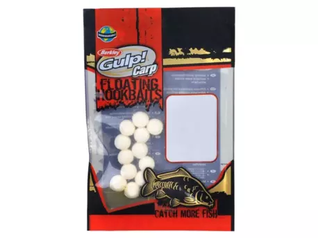 BERKLEY GULP CARP BOILIES PLOVOUCÍ 10mm BÍLÁ 10ks