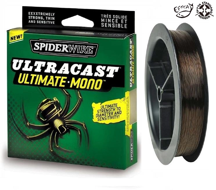 SPIDERWIRE Vlasec Spider Ultimate Mono hnědý 270m
