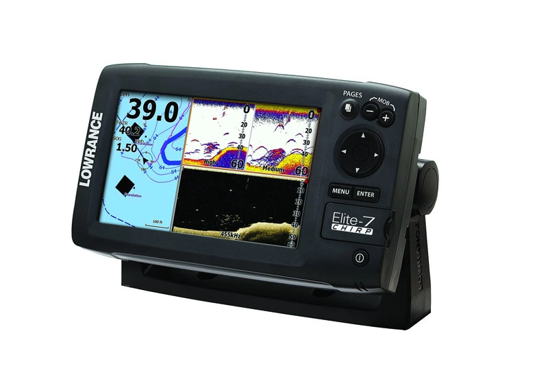 Lowrance Elite-7 CHIRP GPS + BATERIE A NABÍJEČKA ZDARMA!