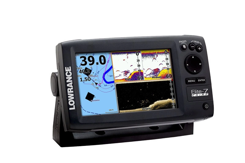 Lowrance Elite-7 CHIRP GPS + BATERIE A NABÍJEČKA ZDARMA!