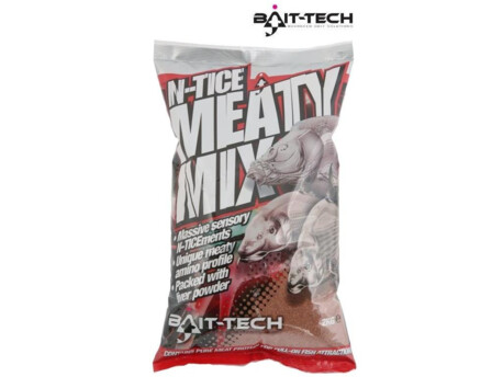BAIT-TECH Krmítková směs N-tice Meaty Mix Groundbait 2kg
