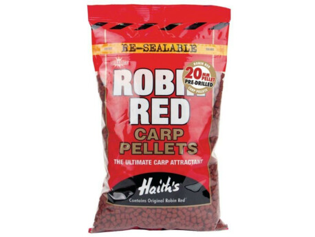 DYNAMITE BAITS Pellets Pre-Drilled - Robin Red 20mm 900g