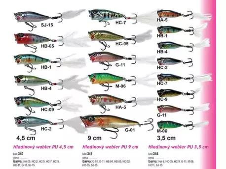 RIVER2SEA Hladinový wobler - PU 3,5cm