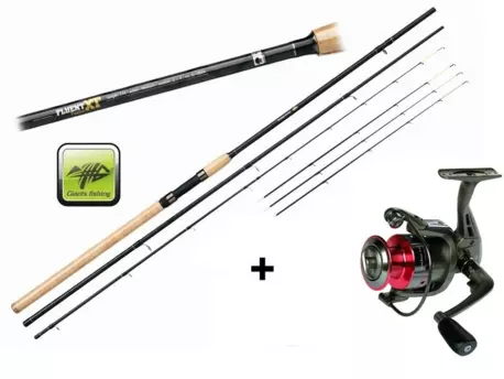 GIANTS FISHING Prut Fluent Feeder XT 12ft Medium + naviják zdarma!