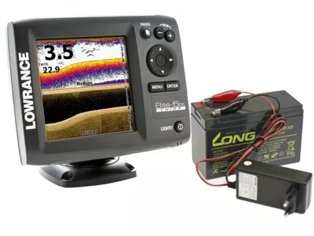 Lowrance ELITE-5X CHIRP + BATERIE A NABÍJEČKA ZDARMA!
