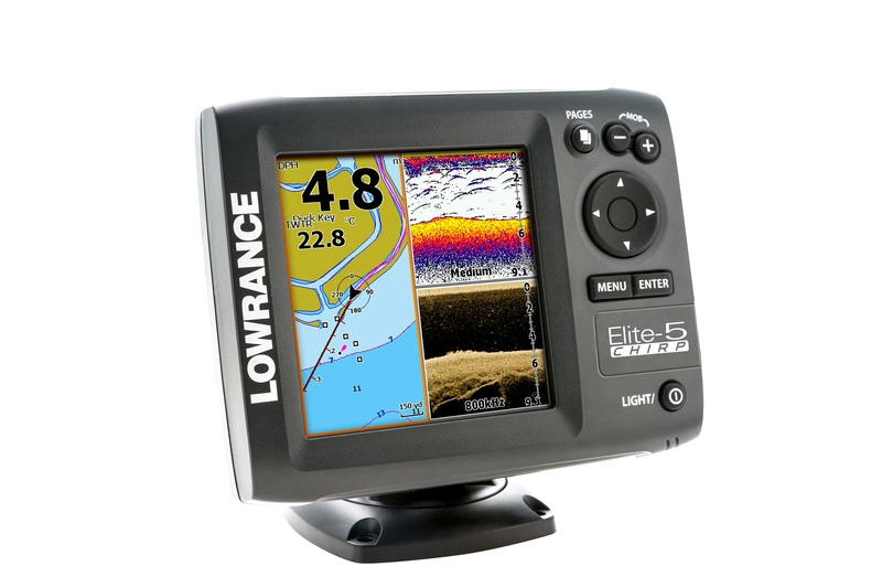 Lowrance ELITE-5 CHIRP + BATERIE A NABÍJEČKA ZDARMA!