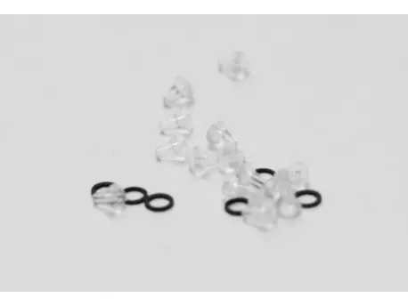 DELPHIN Gumové stopery s mikrokrúžkom / 20 + 10ks