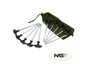 NGT sada zavrtávacích kolíků na bivak 10 ks