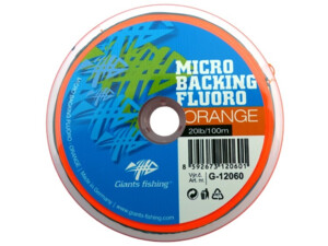 GIANTS FISHING Micro Backing Fluoro-Orange 20lb/100m
