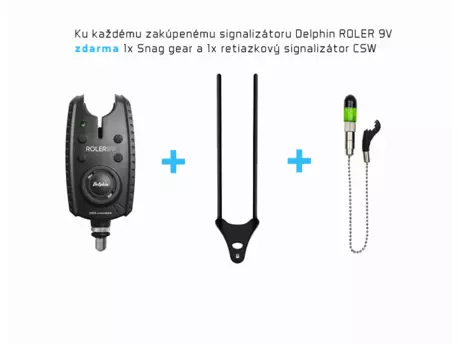 DELPHIN Signalizátor pro ROLER 9V +CSW2 +Snag Gear