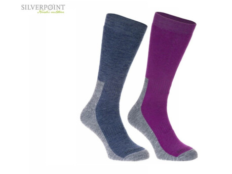 Silverpoint Outdoor SILVERPOINT Ponožky dámské Merino Wool All Terrain Hiker 2páry, vel.39-42