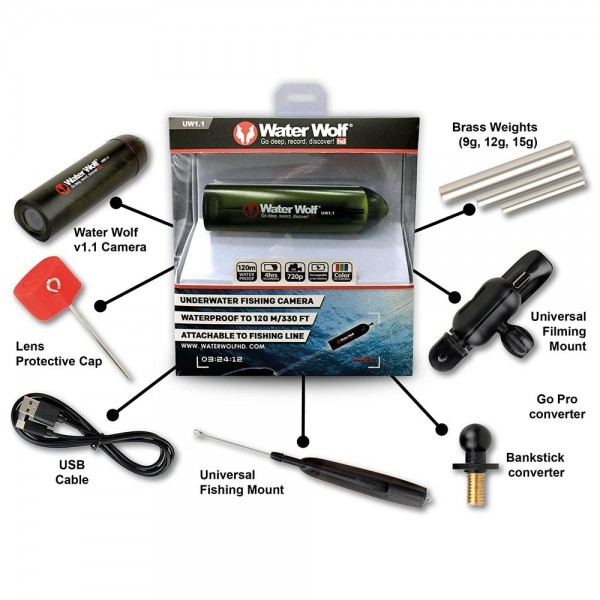 WaterWolf Vodotěsná kamera Water Wolf UV Camera 1.1