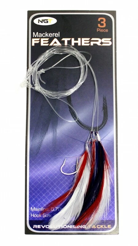 Macrel Feathering Rig NGT Mořský návazec Mackerel Feathers Rig 6 🎣 Na Soutoku